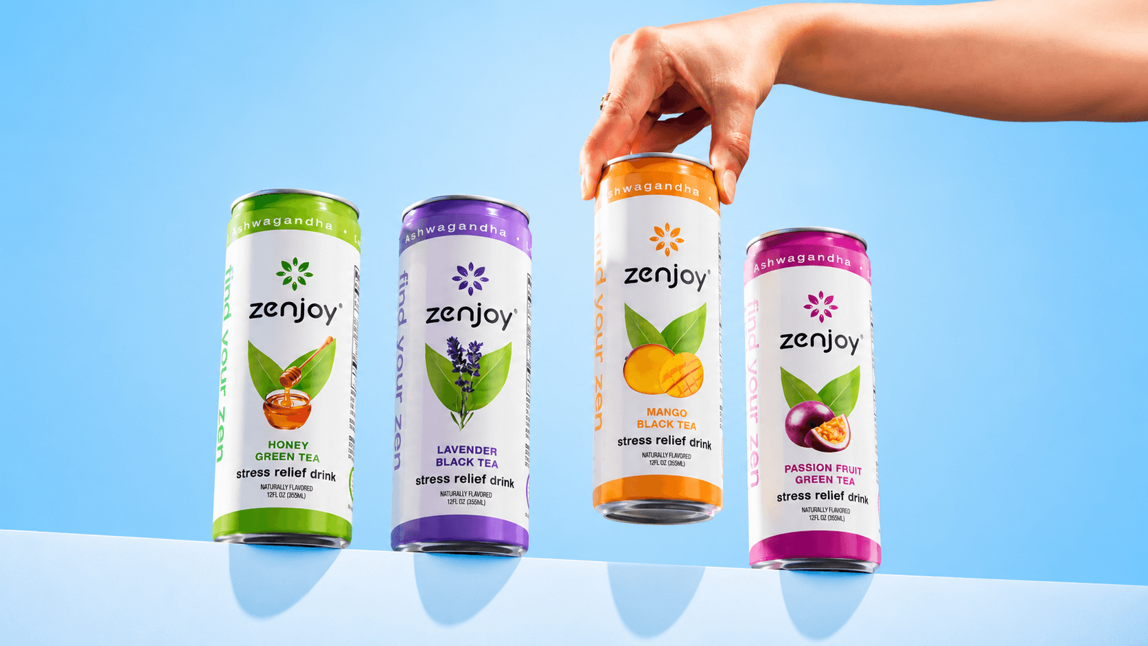 Four Zenjoy drink flavors